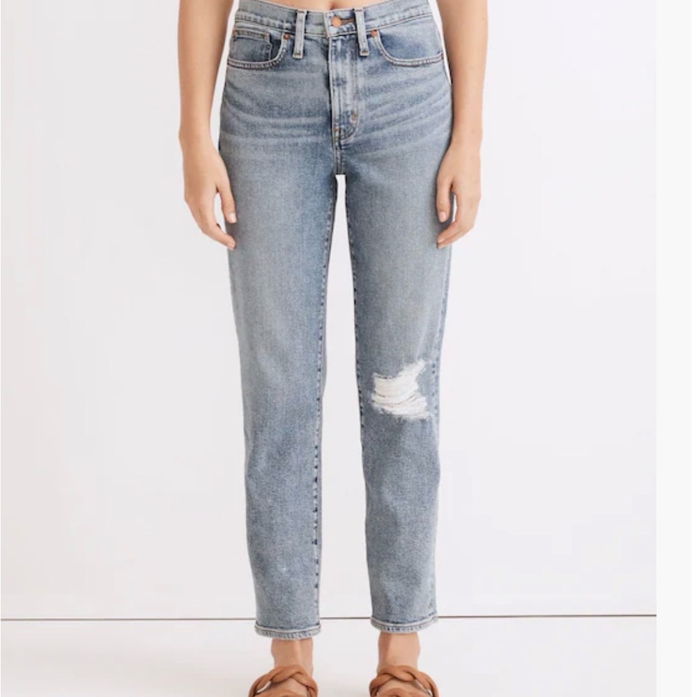 Madewell The Girljean Berryton Wash Distressed